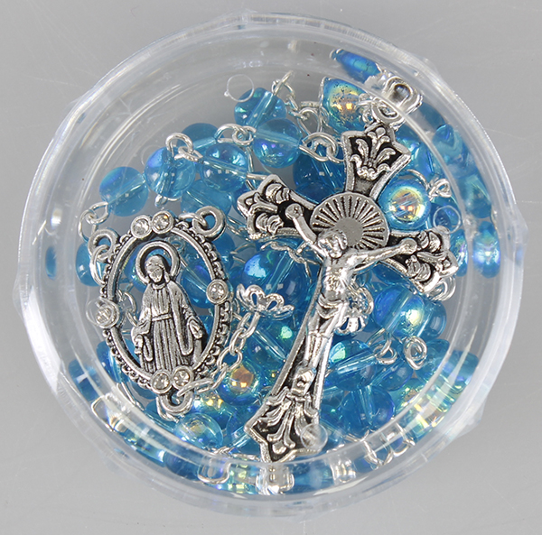 Birthstone Rosary/March   (60785/3)
