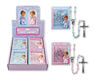 Glass Rosary/My First Rosary/Display Unit   (6105)