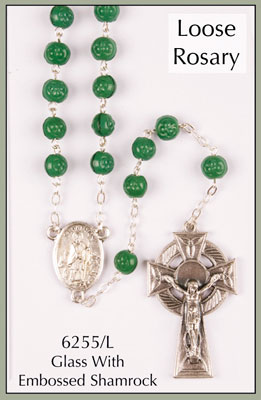 Loose Rosary - Green   (6255/L)
