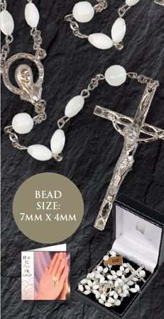 Mother of Pearl Rosary   (6257)
