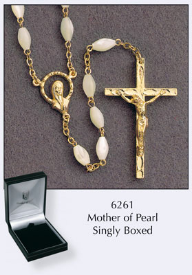 Mother of Pearl Rosary   (6261)