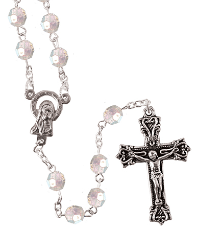 Acrylic Rosary/Crystal   (6288/CRY)