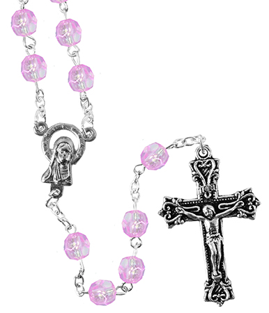 Acrylic Rosary/Pink   (6288/PINK)