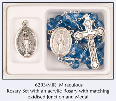 Rosary/Medal Set/Miraculous   (6293/MIR)