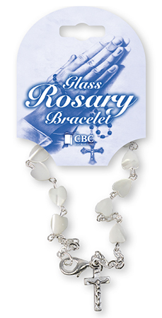 Mother of Pearl Rosary Bracelet   (6356)