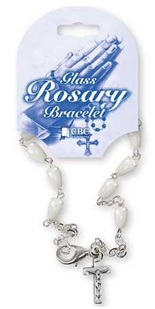 Mother of Pearl Rosary Bracelet   (6357)