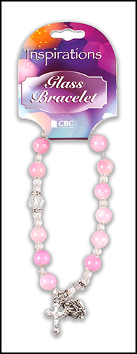Glass Bracelet/Purple/Header Card (63842)