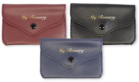 Rosary Purse - Bonded Leather   (6428)