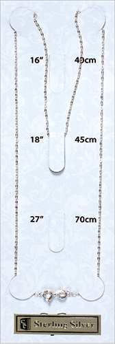 Chain - 18 inch Sterling Silver   (7060)