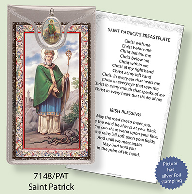 Picture Medal & Foil Leaflet/St.Patrick   (7148/PAT)