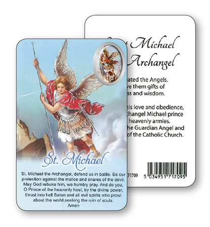 Prayer Card/Picture/Saint Michael   (71709)