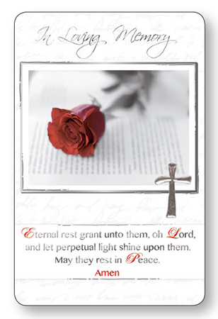 Prayer Card - In Loving Memory   (71822)