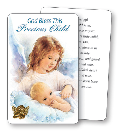 Prayer Card/Guardian Angel/Baby Boy   (71837)
