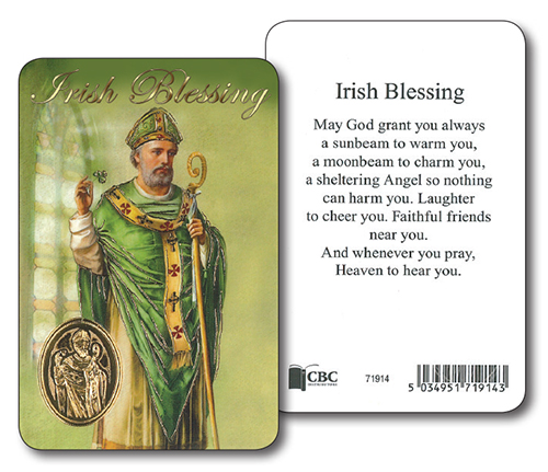 Prayer Card/St. Patrick/Irish Blessing (71914)