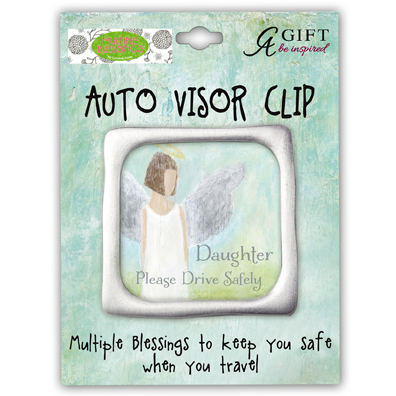 Car Visor/Guardian Angel/Daughter   (72804)