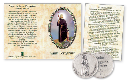 Pocket Token/Booklet/Saint Peregrine   (73102)
