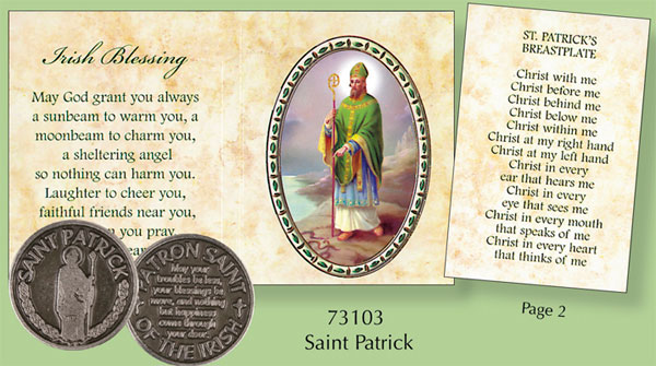 Pocket Token/Booklet/Saint Patrick   (73103)