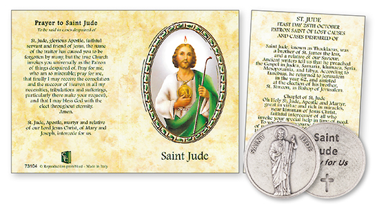 Pocket Token/Booklet/Saint Jude   (73104)