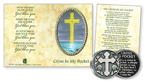 Pocket Token/Booklet/Cross in Pocket   (73110)