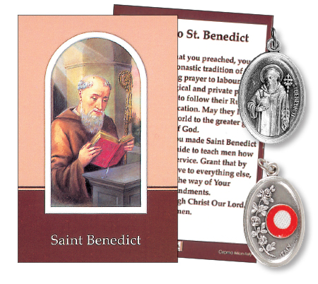 Leaflet - Relic Medal/St.Benedict   (73151)