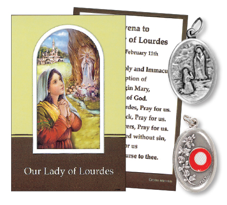 Leaflet - Relic Medal/Lourdes   (73157)