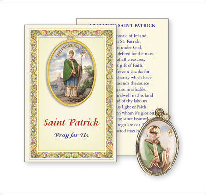 Leaflet - Picture Medal/Saint Patrick   (73211)