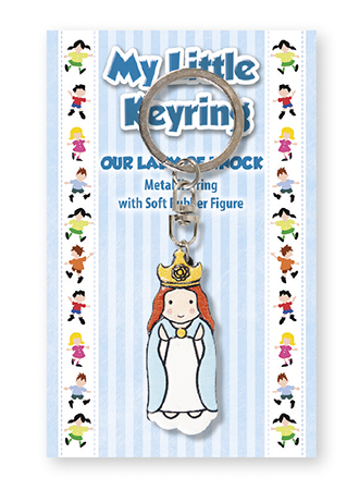 Rubberised Key Ring/Our Lady of Knock   (74204)