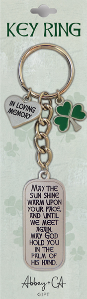 Metal Key Ring/Irish/Loving Memory  (74214)