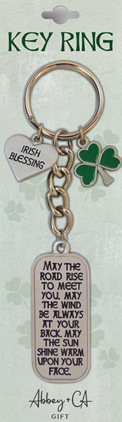 Metal Key Ring/Irish/Irish Blessing  (74215)