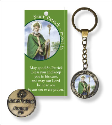 Key Ring/Leaflet/Saint Patrick/Wallet   (74516)
