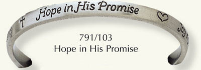 Bangle/Hope In His Promise   (791/103)