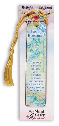 Art Metal Bookmark/Irish Blessing   (80933)