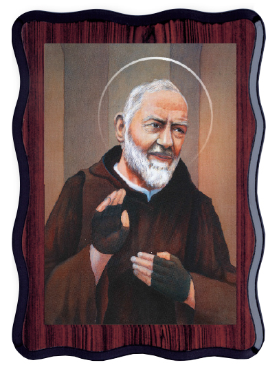 Laminated Picture/Padre Pio   (8153)
