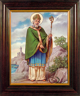 Framed Picture/Saint Patrick   (83213)