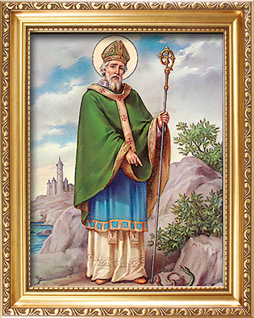 Wood Framed Picture/St.Patrick  (83316)