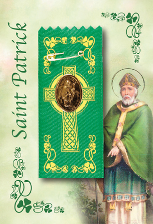 St.Patrick's Day Badge/Embossed Medal   (8512)