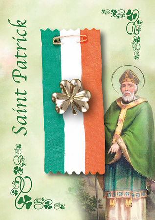 St.Patrick's Day Badge/Shamrock Motif   (8518)