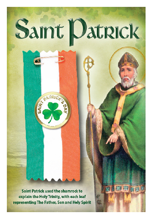 Saint Patrick's Day Badge/Shamrock   (85200)