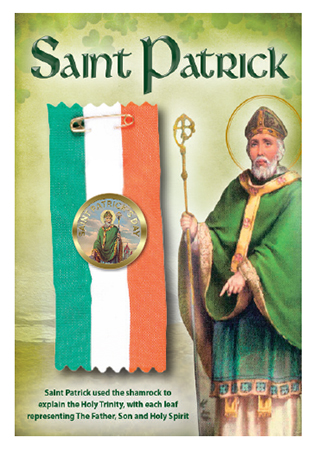 Saint Patrick's Day Badge/Patrick Image   (85201)