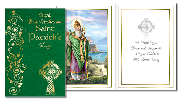 St. Patrick's Day Parchment Card/1 Design/Insert  (85525)
