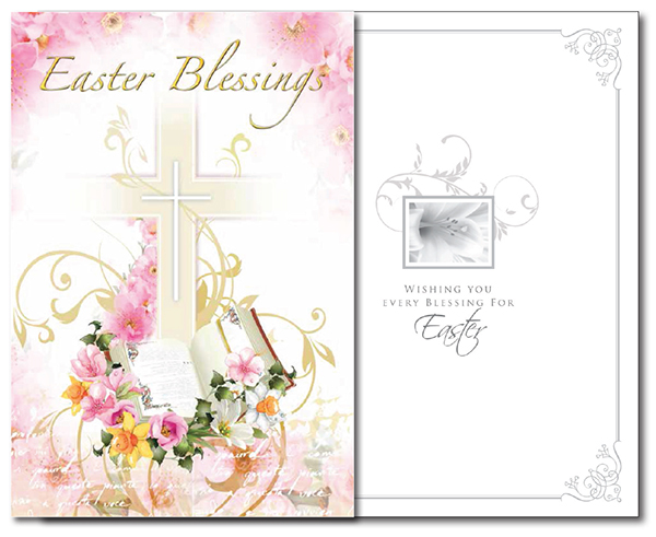 Easter Blessings Card with Insert   (85685)