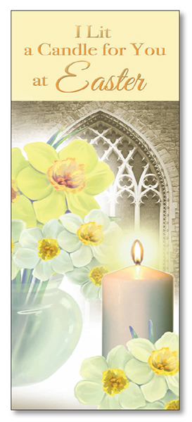 Card - I Lit A Candle For You At Easter   (85787)