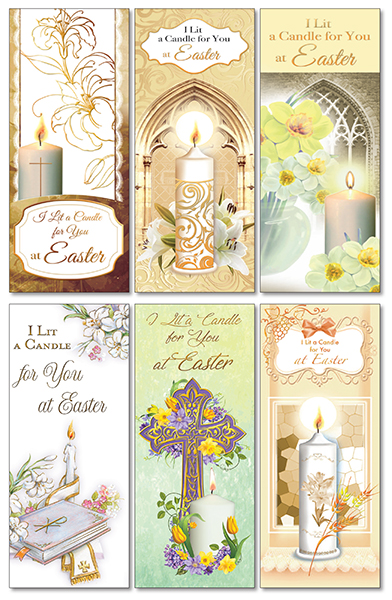 Card - I Lit A Candle For You At Easter   (85799)