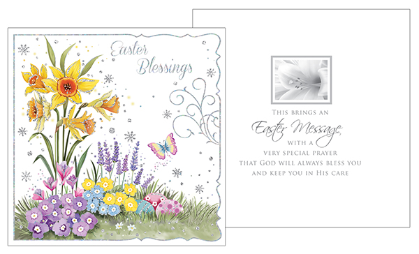 Easter Blessings Card/3 Dimensional   (85805)