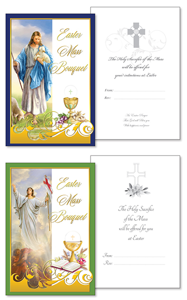 Easter Mass Bouquet Card/2 Designs   (85962)