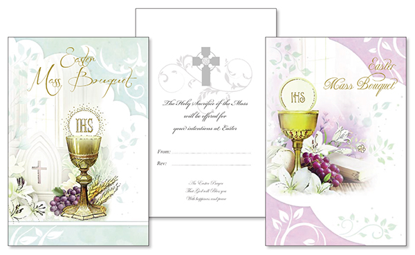 Easter Mass Bouquet Card/2 Designs   (85963)