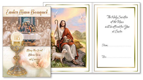 Easter Parchment Card/1 Design/Insert   (85995)