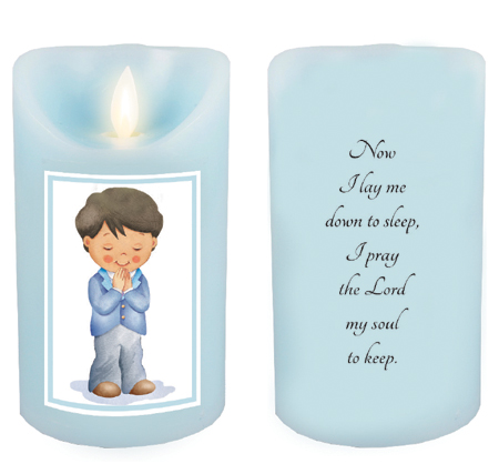 LED Candle/Scented Wax/Timer/Praying Boy   (86661)