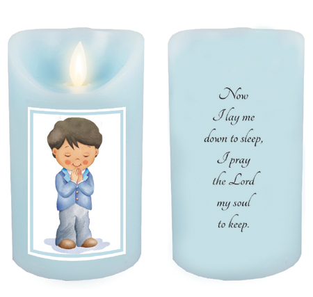 LED Candle/Scented Wax/Timer/Praying Boy (86661)