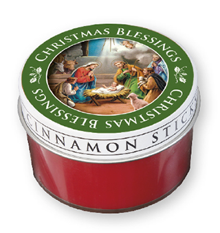 Christmas Scented Nativity Candle   (86902)